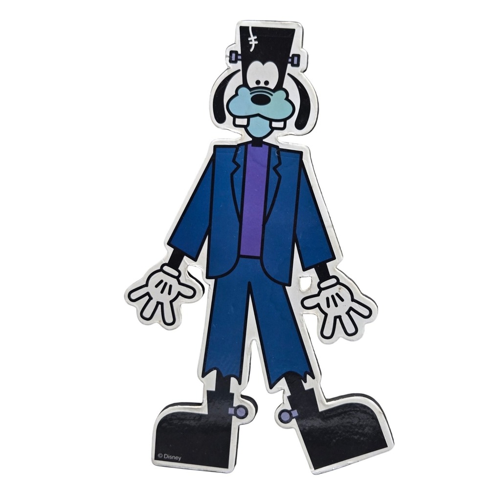 Disney Goofy Frankenstein Monster Foam Wall Magnet Sign Cutout Halloween
